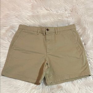 GAP Men's Khaki Flat Front Shorts